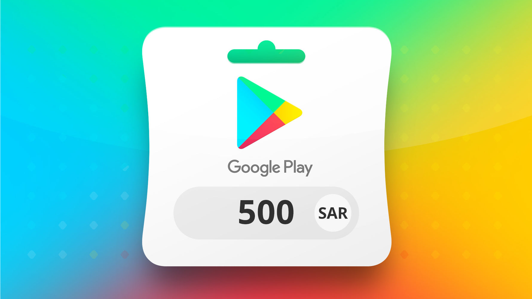 Google Play SAR 500 Gift Card SA