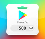 Google Play SAR 500 Gift Card SA