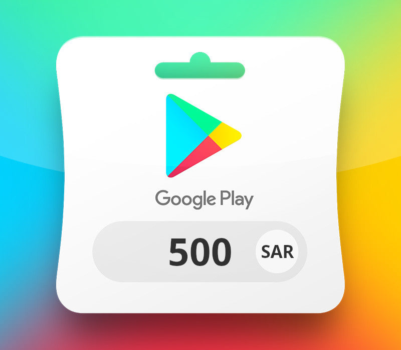 Google Play SAR 500 Gift Card SA