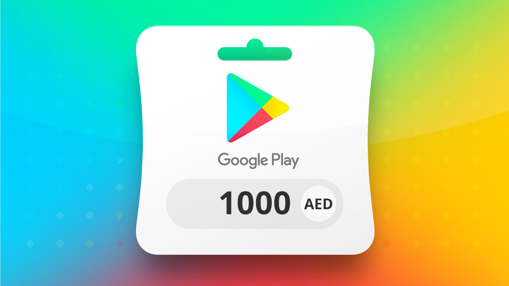 Google Play AED 1000 Gift Card AE
