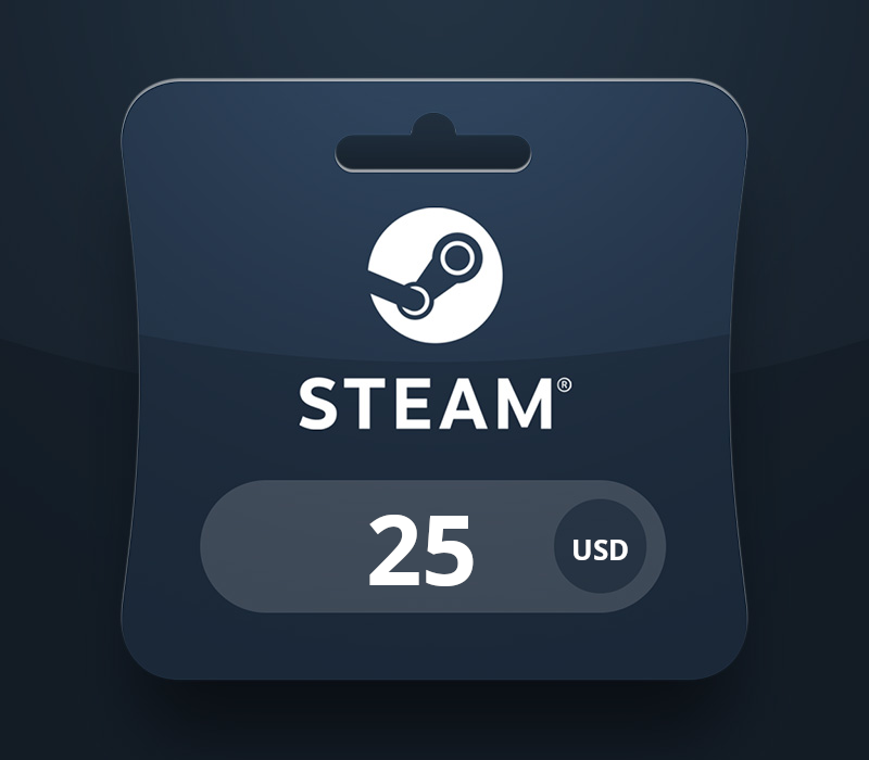 Steam Wallet USD 25 Gift Card AZ