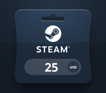 Steam Wallet USD 25 Gift Card AZ