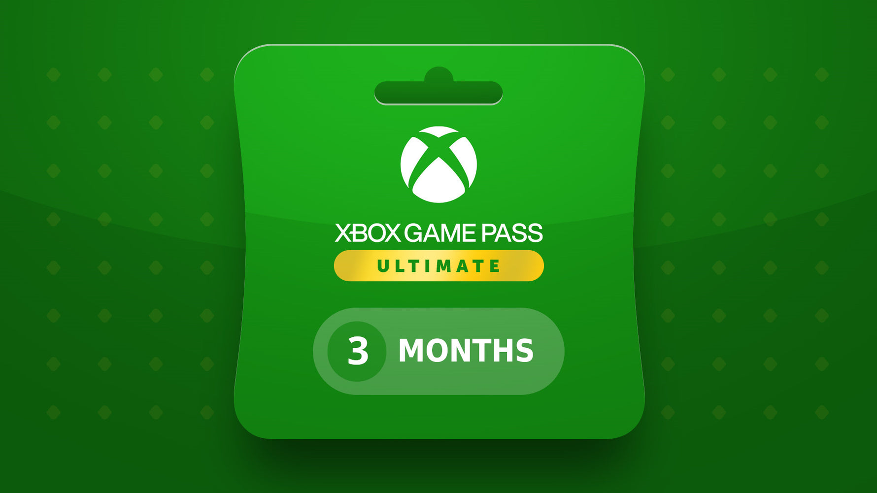 Xbox Game Pass Ultimate - 3 Month Subscription Card IN (NON-STACKABLE)