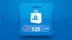 PlayStation Network Card USD 125 Gift Card US