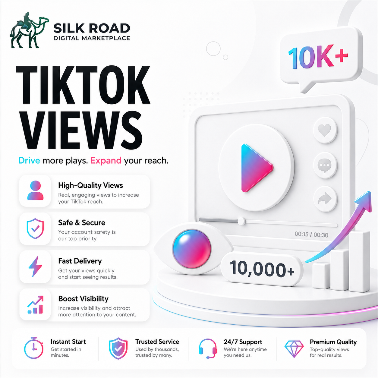 TikTok Views Growht Services