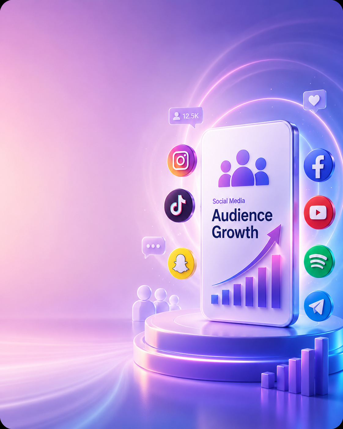 Social media <br> Audience Growth