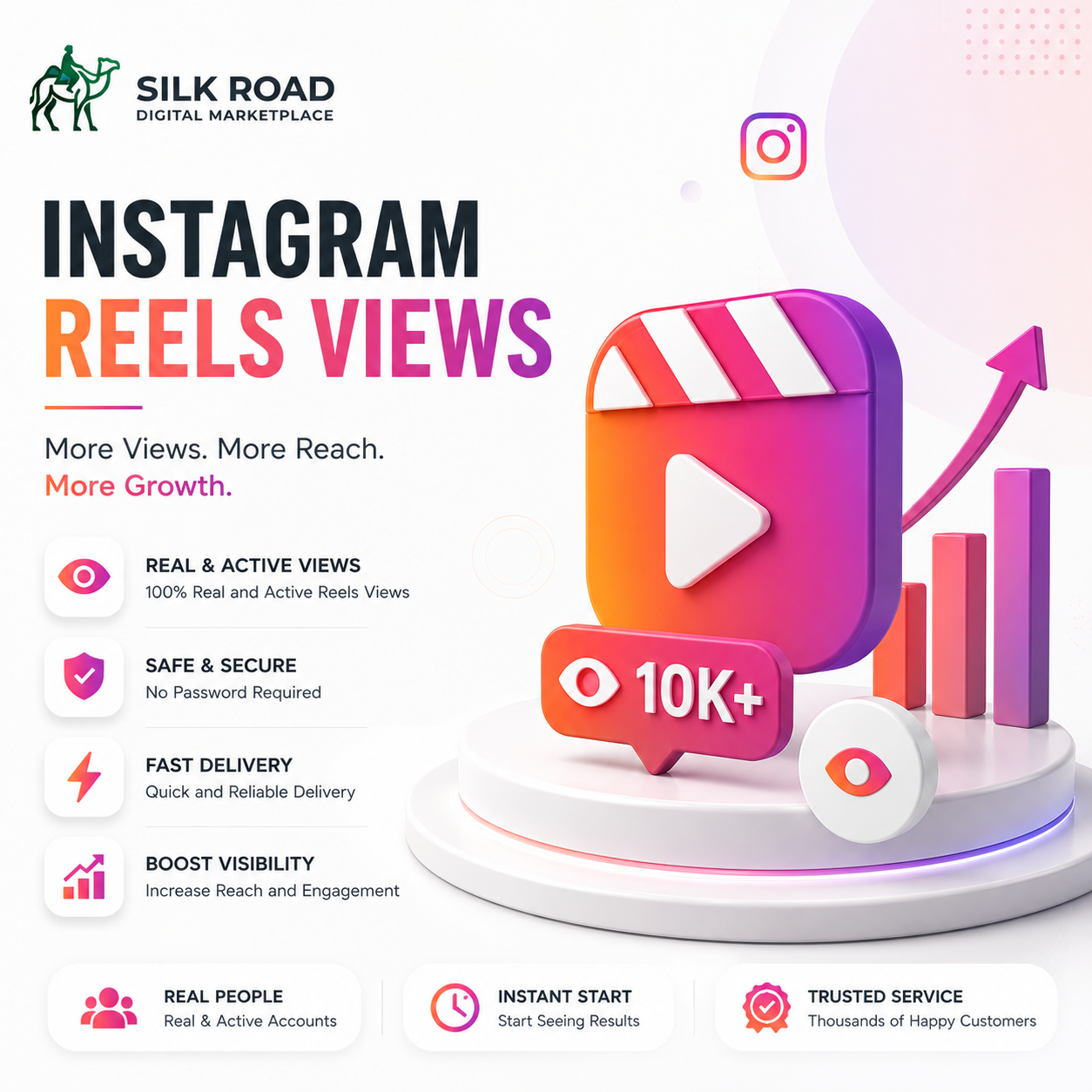 Instagram Reels Reach – Premium Video Visibility