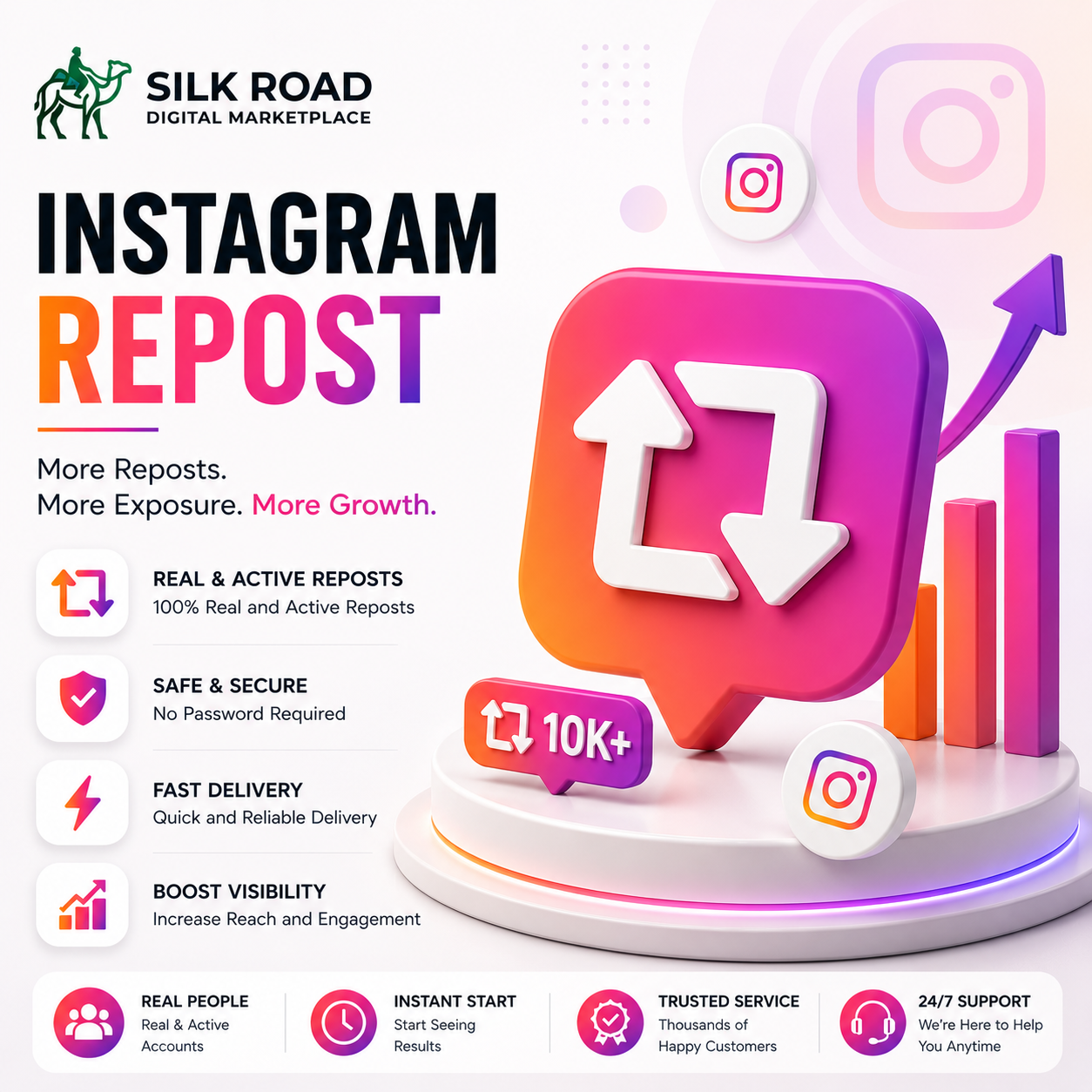 Instagram Repost – Premium Reach Signal