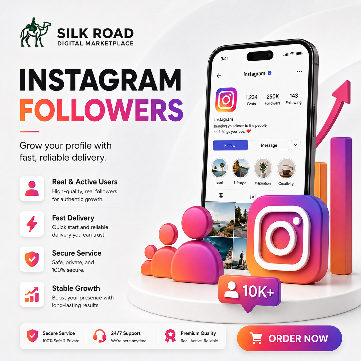 Instagram Audience Growth Support